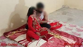 A newlywed Indian wife experiences her first anal intercourse with her boyfriend, audio in clear Hindi